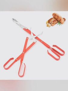 อุปกรณ์บาร์บีคิวถ่าน คีมย่างอาหารอลูมิเนียม คลิปแหนบ 50.8 ซม. ME0030