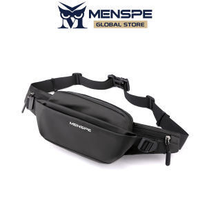 MENSPE Men Chest Bags Waist Pack Cross Body Bags Messenger Bag Waterproof Fashion Bag Large Capacity Sling Bags Simple Casual Sport Street Bag for Student Teenager