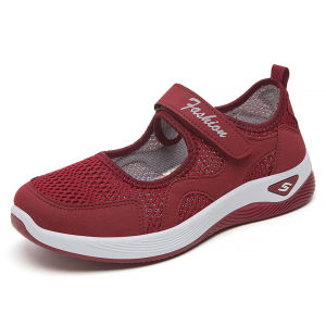 JIFANPAUL | Slip-Resistant Comfortable Spring Autumn Cloth Shoes for Elderly Women