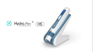 Hydra Pen H5 EMS Dermapen Microneedling Machine Automatic Serum Applicator Microcurrent Facial Device for Fade Fine Lines and Pores Refines