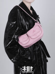 Wood River Original American Retro Pocket Motorcycle Bag Armpit Bag Single Shoulder Crossbody Bag Womens Bag 2025 New Model