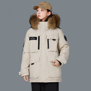 Paul down Jacket Thickened Goose down Parka for Couples Outdoor Workwear Extreme Cold Winter Windproof Warm Mens Coat