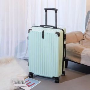 20 Inch Fashionable Travel Suitcase with Combination Lock for Students Going to Boarding Schools Large Capacity Womens Pullman