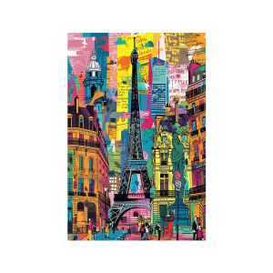 500/1000/1200/2000PCS Jigsaw Puzzle Colorful NYC Skyline Street Scene For Adults Stress Relief Relaxing Hobby Brain Teaser Gift
