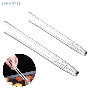 【NN71】Stainless Steel Grill Tongs 2025 New Kitchen Tweezers For Cooking Korean And Japanese BBQ Stainless Steel Grill Tongs