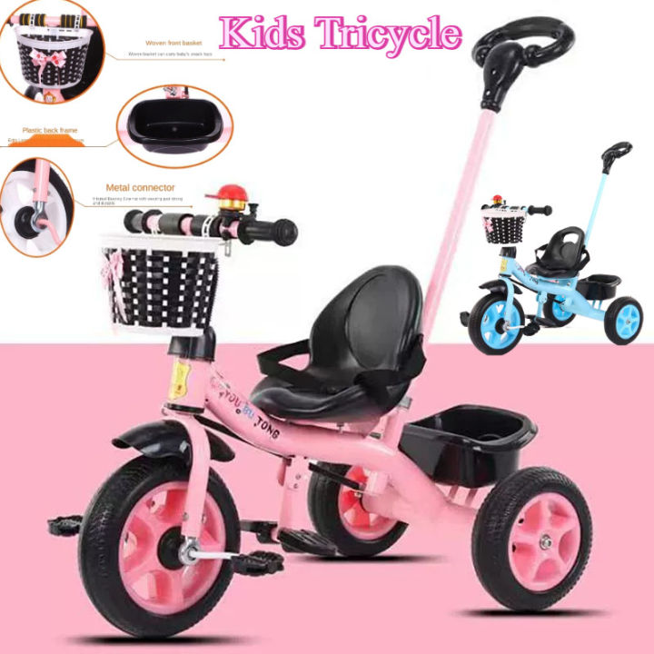 in Kids Tricycle Baby Trolley Baby Wheels Bike Stroller with