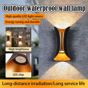 MBMSHEGH LED Wall Light Sconce Christmas Lights IP65 Waterproof Outdoor Wall Lamp Up and Down Lighting Porch Lights Corridor Lights Home Entrance Stairs Bedroom Bedside Lighting