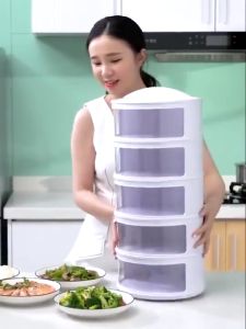 5 Layer Food Keeper Household Multi layer Food Storage Box Anti flies Insulation Food Keeper