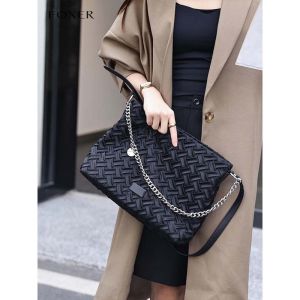 Foxer official store Crossbody bag womens large capacity commuter shoulder bag tote bag