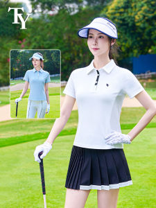 TY | Moisture Wicking Anti-wrinkle Breathable Sun Protection Ladies Golf Polo Shirt