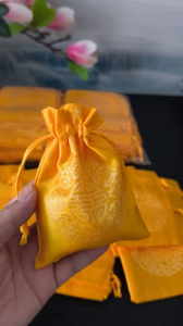 Combo Túi Gấm Dây Rút Size Lớn 10x13cm – Túi Vải Đựng Trang Sức Quà Tặng Phong Thủy