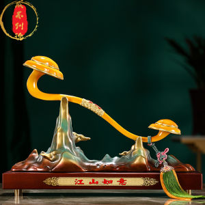 Weifred Living Room Bar Cabinet Entrance Home Office Decorations Full Copper Chinese Style Ornaments Desktop Decorative Pieces