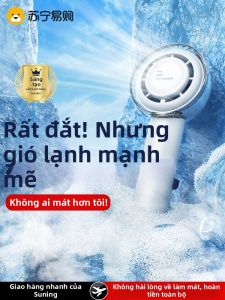 Quạt Cầm Tay Mini Di Động Có Thể Sạc USB Quạt Bàn Không Cánh Nhỏ Cho Ký Túc Xá Sinh Viên Quạt Mát Tản Nhiệt USB Quạt Cầm Tay Mini