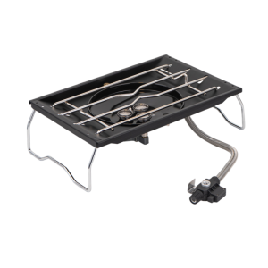 Outdoor Camping Portable Windproof Gas Stove with Strong Firepower and IGT Compatibility Stainless Steel