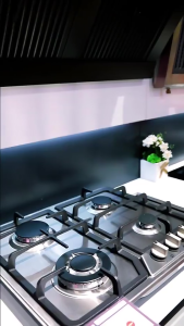 World Aifei Mall 4 Burners Built-In Gas stove Cooktop with Anti-Melt Metal Knob Easy To Clean