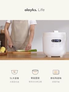 Olayks 5L Electric Smart Pressure Cooker Multifunction Rice Cooker Soup Cooker Porridge Cooker 智能电压力锅 高压锅 气压锅 多功能电饭锅 电饭煲