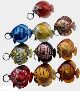 พวงกุญแจปลาปอมปาดัวร์(Pompadour Keychain)พวงกุญแจปลาพวงกุญแจของชำร่วยพวงกุญแจรถพวงกุญแจราคาถูกพวงกุญแจหนังแท้