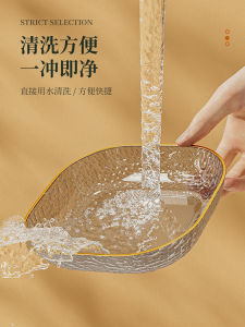 Deep Dish Bone Spitting Plate Fruit Tray Waste Dish Creative Home Use Food Grade Dining Table Bone China Pure Color American Style