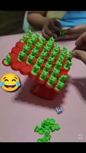 Frog Stackable Balance Tree Toy Thinking Training Puzzle Toys Learning Math As Kids Plays Family Toy
