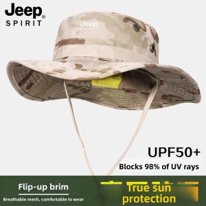 JEEP SPIRIT | UV Protection Wide Brim Hat with Face Mask