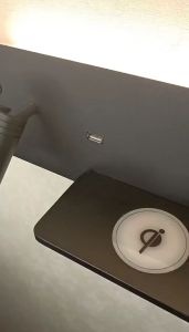 Led Wall Lamps Cell Phone Wireless Charging with USB Port Nordic Bedside Bed Bedroom Lights Rotatable with Switch Readin