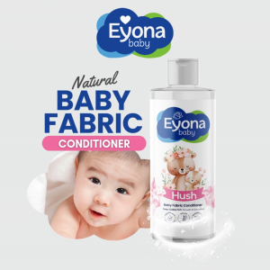 Eyona Hush Baby Fabric Conditioner - Hypoallergenic Softener Gentle Bio-Based Formula Baby Safe