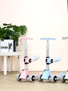 Xe Trượt Scooter Đa Năng 3in1 - Xe Chòi Chân 3 Bánh Xe Có Ghế Ngồi Có Đèn Và Nhạc Cảm Biến Dành Cho Bé Tặng Sticker
