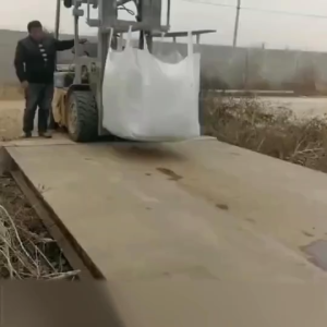 Container Bag Thickened Ton Bag Oversized Bag With A Carrying Capacity Of 1600kg 90 * 90 * 110CM Bulk Bag Hanging Bag