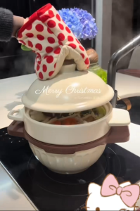 Royalstar Ceramic Chinese style Steam Pot 5L Royalstar Ceramic Steamer Household Multi functional Casserole Water Free Steam Pot Special High Temperature Stewed Chicken Soup Pot