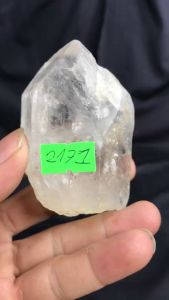 đá thạch anh trắng tự nhiên nguyên bản năng lượng phong thủy dùng trang trí kt 75x52mm 2171