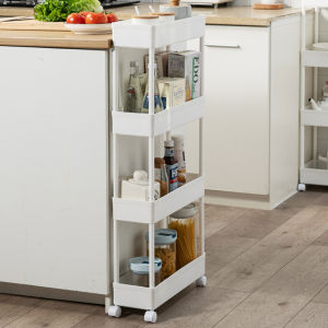 Giá Để Đồ Nhà Bếp Có Thể Di Chuyển Giá Để Đồ Trong Phòng Tắm Giá Để Đồ Trong Khe Hở Giá Để Đồ Bằng Nhựa Kiểu Dáng Đơn Giản