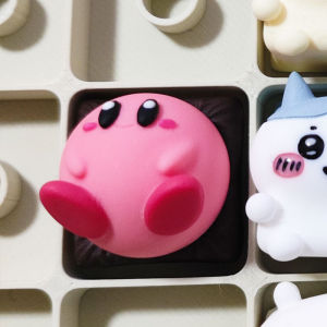 Art key artisan keycap Kirby keycap Hand made Resin keycap mechanical keyboard keycap personalized keycap customized keycap