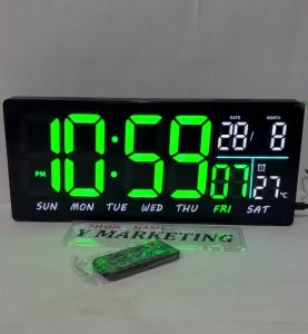3614 Modern Digital Alarm Clock With Timer And Countdown Wall Hang Clock