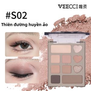 VEECCI | Phấn Mắt Bóng Lâu Trôi Đa Màu Dễ Mang Theo