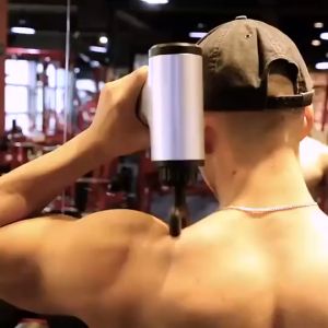 SÚNG MASSAGE CẦM TAY 4 ĐẦU 6 CHẾ ĐỘ MÁY MASSAGE MẶT CỔ LƯNG CHÂN BỤNG CAO CẤP CHÍNH HÃNG GD180