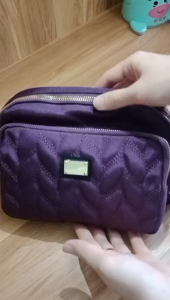 Túi xách nữ vải dù gai 3 ngăn họa tiết trần trám chống xước chống nước tiện dụng siêu bền TUI-91