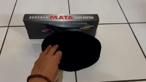 Peci Kopiah Hitam Cap Mata Kopeah Songkok MATA Hitam Polos EXCLUSIVE