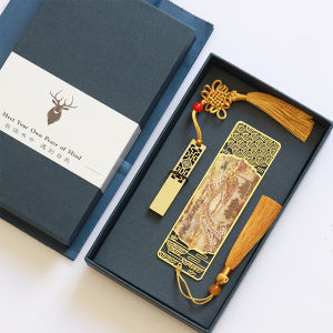 Metallic Bookmarks Set Creative Cultural Gifts Engraved Teachers Day Teacher Logo Corporate Gifts Hollow Carving Classic USB Drive