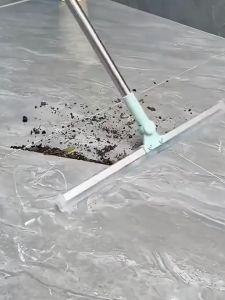 【READY STOCK】Silicone Floor Scraper Wiper Extendable Broom Magic Broom Bathroom Wiper Glass Sweeping Hair Retractable