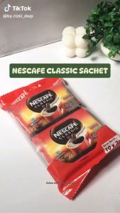 NESCAFE CLASSIC 10 × 2 GR / Sachet | Nescafe Coffee - Bubuk Kopi Hitam Instan Instant Coffee 10x2gr