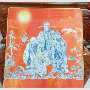 Lịch 2026 - Lịch tráng gương kích thước 34x60cm gắn bloc đại 14.5x20.5cm - S1