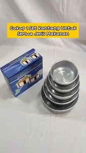 RANTANG 5 SUSUN/ Rantang 5 Susun Stainless Tutup Plastik
