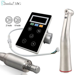 Dental Brushless Led Micro Motor Electric Machine Set Internal Water Spray E-type Contra Angle Handpiece Polishing Machine Tools