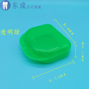 Portable Dental Appliance Case Storage Box Denture Holder Small Carry Logo Printing Customizable Dental Health Care Device
