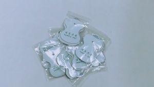 Aksesoris Terapi Pijat: 10PCS Alat Tempel Gelpad & Bantalan Tempel Elektroda Putih