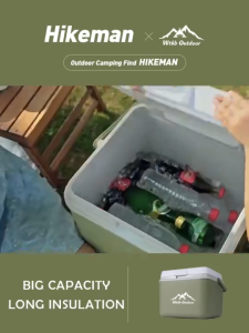 24H delivery Outdoor Ice Box Warm and cold Camping Small Portable Refrigerator Food Grade Portable Fresh Box