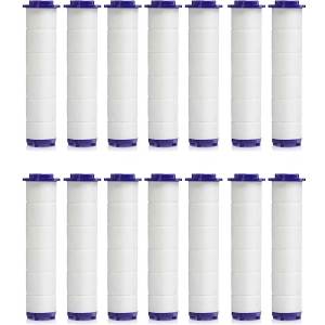 14pcs Hard Water Shower Filter for Handheld ShowerHead - Removes Chlorine and Harmful Substances for Better Shower and Skin Care