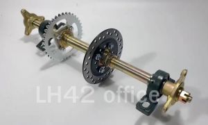 เพลาหลังรถโกคาร์ท ATV ดัดแปลง 4รู 100cm/110cm ความยาง 61/65/71/75cm พร้อมส่ง