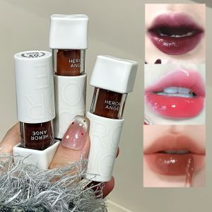 Son Bóng Herorange Mirror Lip Gloss Siêu Lì Lâu Trôi Dưỡng Ẩm Bóng Mượt Như Nước Không Dính Dạng Lỏng Kích Thước Đầy Đủ Quà Tặng Giáng Sinh