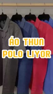 Áo thun nam có cổ đẹp LIYORSHOP áo phông nam logo dập nổi cao cấp phong cách lịch lãm sang trọng - TATCS068
